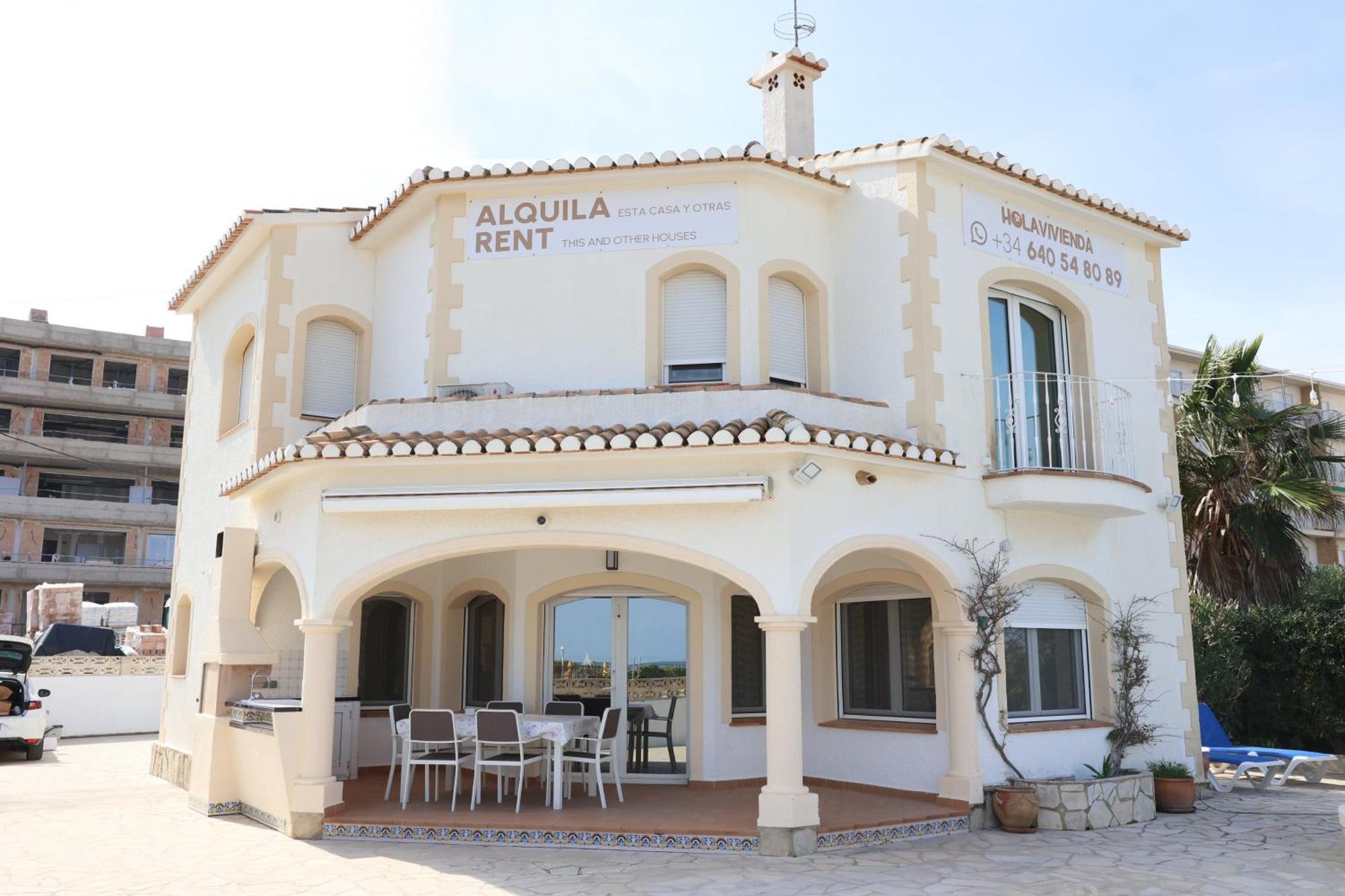Chalet En La Playa Con Piscina Privada - Holavivienda Inmobiliaria Denia Ngoại thất bức ảnh